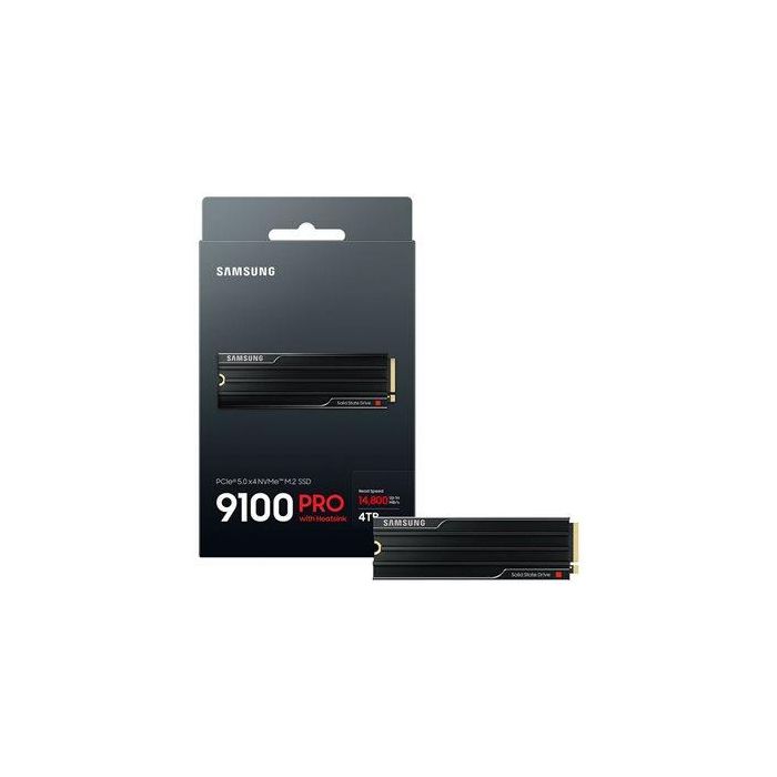 Samsung 9100 PRO SSD 4TB M.2 2280 PCIe Gen5 NVMe con Disipador de Calor 1