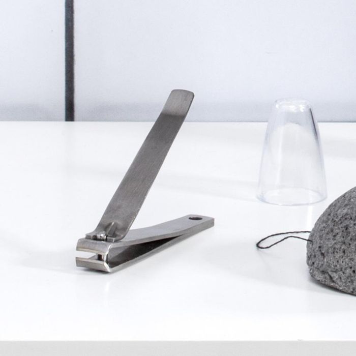 Cosmetic Club Barber Shop Cortauñas Acero Inoxidable para Uñas Gruesas, Corte Preciso 8x1,5 cm 3