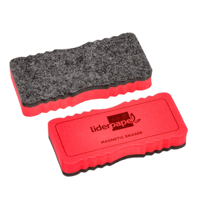 Liderpapel Borrador Magnético Pizarra Blanca Colores Surtidos 130x60 mm 4