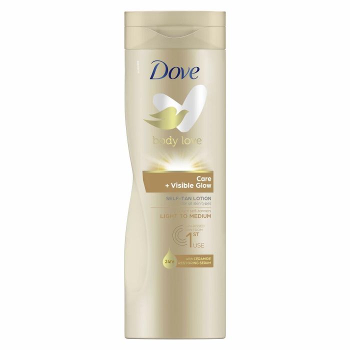 Dove Visible Glow loción corporal autobronceadora tono medio 400 ml 6