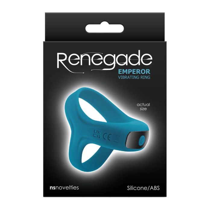 Anillo para el Pene NS Novelties Renegade Azul 1 Anillo para el Pene NS Novelties Renegade Azul 1