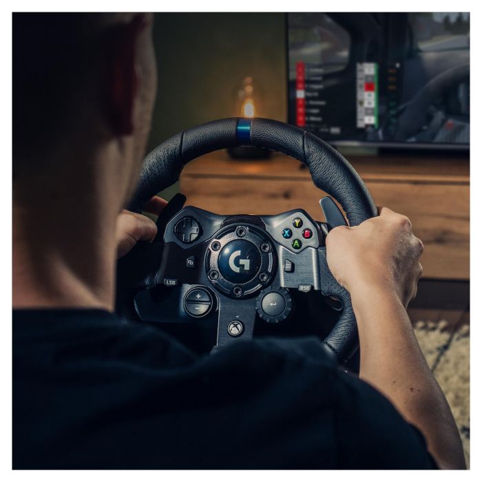 Logitech Volante y Pedales G923 con TrueForce para Simulación de Carreras Avanzada 4