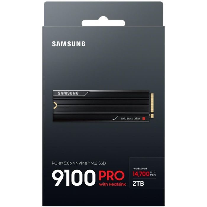 SAMSUNG MZ-VAP2T0 M.2 9100 PRO NVMe SSD 2TB PCIe 5.0 para PC Gaming 14.700 MB/s lectura 13.400 MB/s escritura 4 SAMSUNG MZ-VAP2T0 M.2 9100 PRO NVMe SSD 2TB PCIe 5.0 para PC Gaming 14.700 MB/s lectura 13.400 MB/s escritura 4