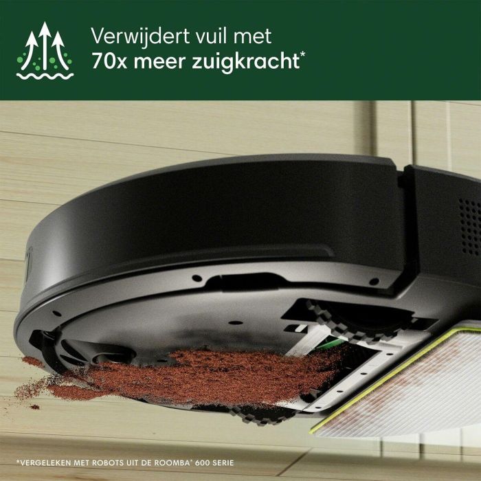 Robot aspirador - IROBOT - Roomba 105 Combo - 2h - 7000 Pa - 400 ml - Negro 13 Robot aspirador - IROBOT - Roomba 105 Combo - 2h - 7000 Pa - 400 ml - Negro 13