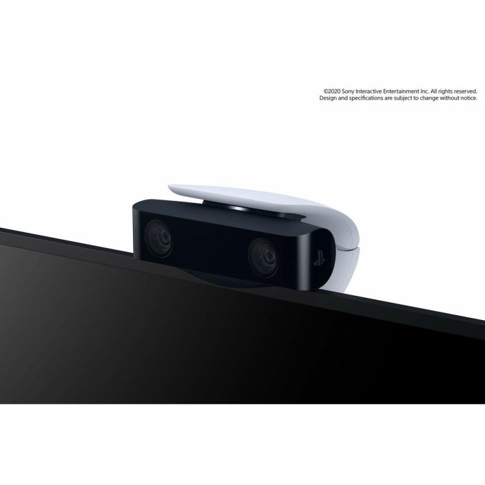 PlayStation Oficial Cámara HD 1080p Doble Lente con Soporte Integrado para Streaming y Grabación en PS5 Blanca 2