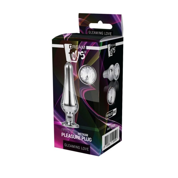 Plug Anal Dream Toys Gleaming Love Plateado 1