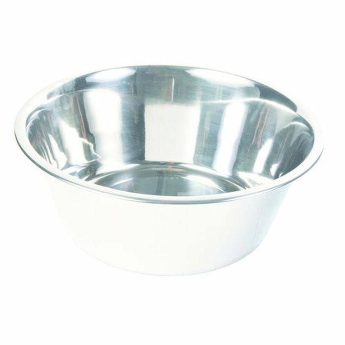 Comedero para Mascotas Trixie Acero Inoxidable 4,5 L Plateado 1 Comedero para Mascotas Trixie Acero Inoxidable 4,5 L Plateado 1