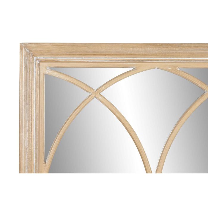 DKD Home Decor Espejo de Pared Tradicional de Paulownia y Cristal Natural 97 x 4 x 127 cm 3