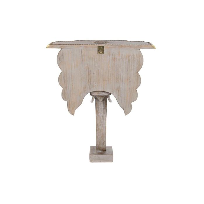 Recibidor DKD Home Decor Blanco Gris Dorado 80 x 30 x 96 cm Elefante 3 Recibidor DKD Home Decor Blanco Gris Dorado 80 x 30 x 96 cm Elefante 3