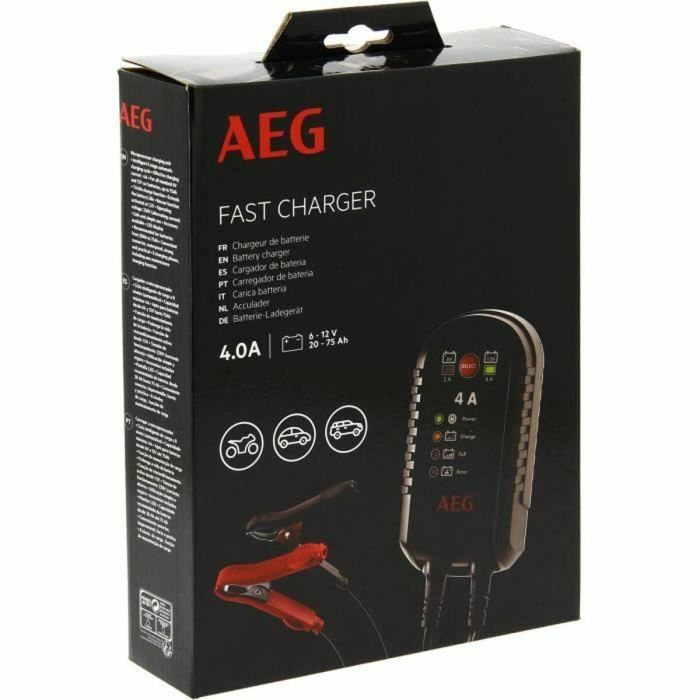 AEG 5183 Cargador de Baterías de 4000mA para Baterías de hasta 75Ah 230V 1