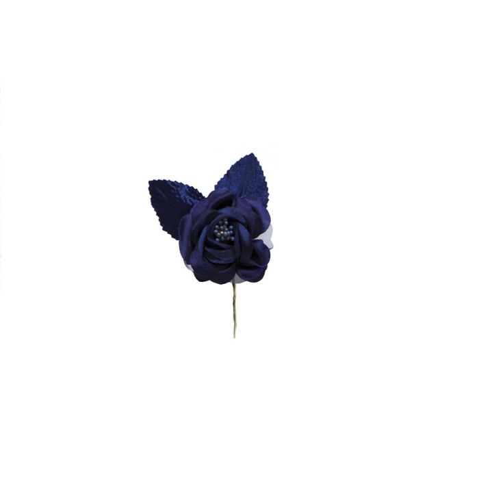 Oplante Bolsa de 12 Mini Flores de Camelia Azul - Decoración Elegante