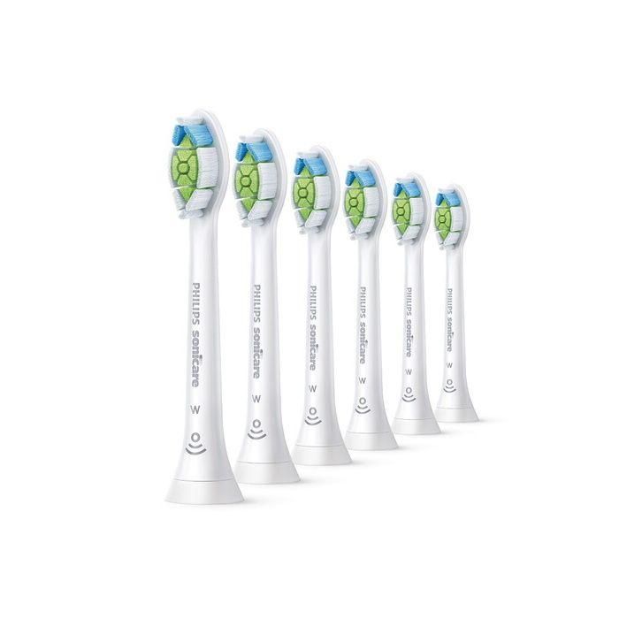 Philips HX6066/87 Optimal White - 6 Cabezales de Cepillo de Dientes Eléctrico Sonicare