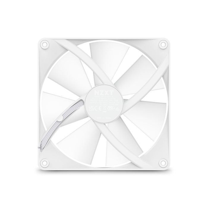 NZXT F140 RGB Core Ventilador 14 cm Blanco RF-C14SF-W1 - 1 Ventilador RGB, 500-1500 RPM, 34.48 dB, 90.79 CFM 5