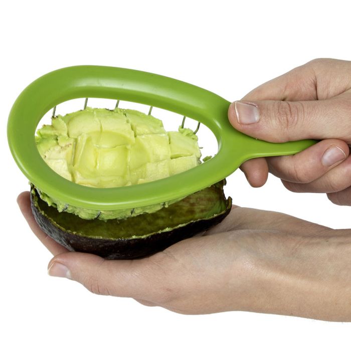 Cortador de aguacates forma cubica 3