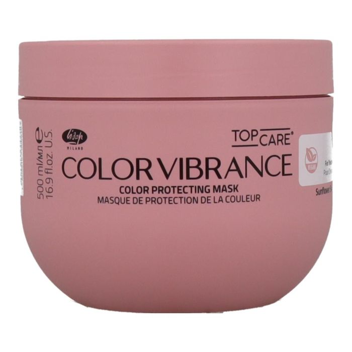 Lisap Top Care Color Vibrance Mascarilla Profesional Post Coloración 500 ml Hidratación y Brillo Intenso