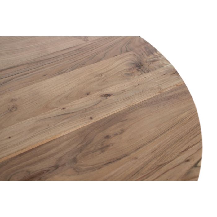 Giner y Colomer Mesa de Comedor Redonda Madera de Mango y Metal 116 cm Diámetro 2 Giner y Colomer Mesa de Comedor Redonda Madera de Mango y Metal 116 cm Diámetro 2