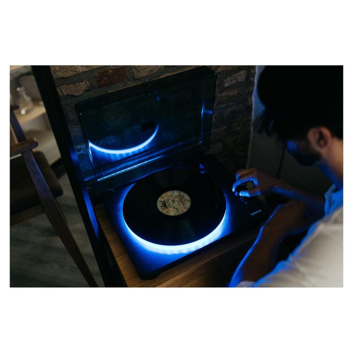 Lenco LS-50LED schwarz Tocadiscos de tracción por correa con reproducción MP3, Manual, Negro, Plástico, Madera, 33, 45, 78 RPM Lenco LS-50LED schwarz Tocadiscos de tracción por correa con reproducción MP3, Manual, Negro, Plástico, Madera, 33, 45, 78 RPM