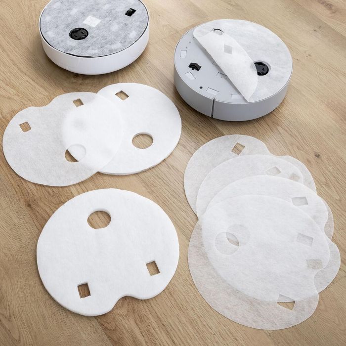 Recambios de Mopa para Robots de Limpieza InnovaGoods Pack de 50 uds 5 Recambios de Mopa para Robots de Limpieza InnovaGoods Pack de 50 uds 5