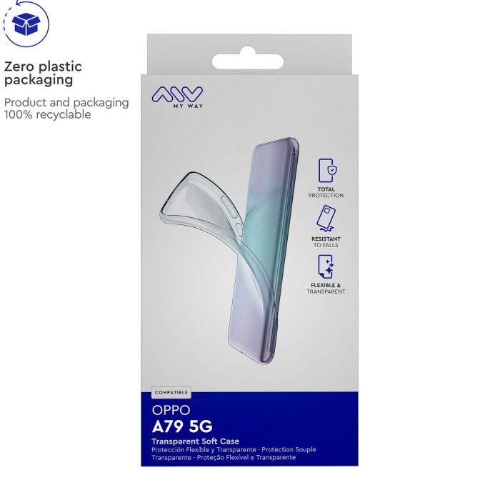 myway funda compatible con Oppo A79 5G transparente 2 myway funda compatible con Oppo A79 5G transparente 2