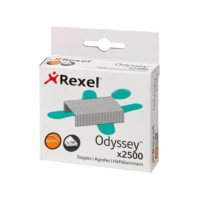 Rexel Grapas Odyssey Galvanizadas -Caja De 2500- Rexel Grapas Odyssey Galvanizadas -Caja De 2500-