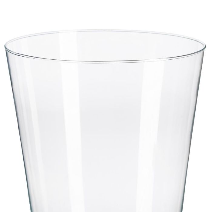 Jarrón Transparente Cristal Decoración 24 X 24 X 35 cm