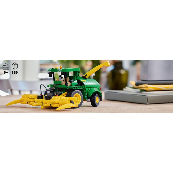LEGO Technic 42168 John Deere 9700 Forage Harvester con dirección trasera y cabezales para maíz, juguete construcción +9 años 6
