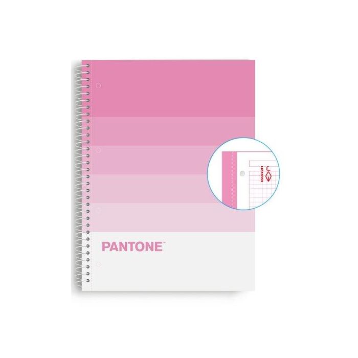 Bloc Escolofi Notebook Pantone Speaks A4 80H Cuadric.5X5 90G Sweet 5 unidades