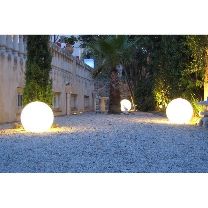 Lumisky - Bola luminosa de alambre para LED afuera - Bobby White - Ø60cm Culot E27 3 Lumisky - Bola luminosa de alambre para LED afuera - Bobby White - Ø60cm Culot E27 3