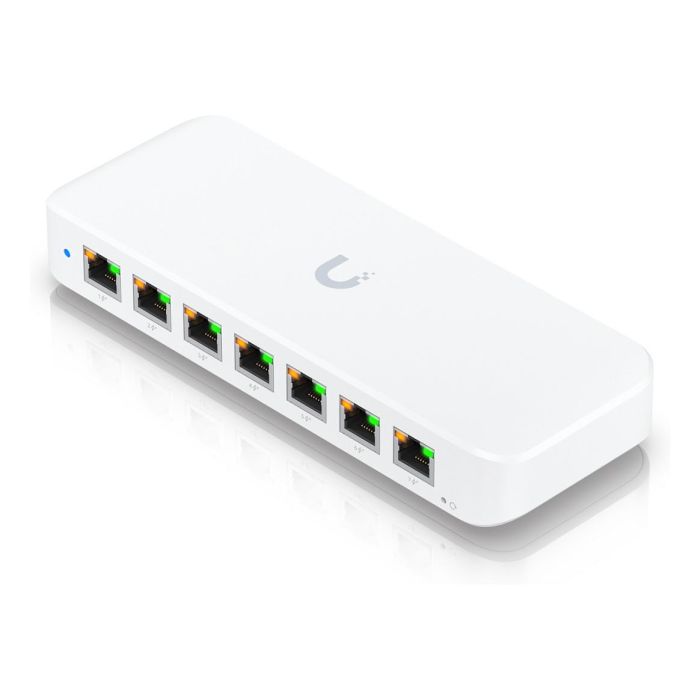 Ubiquiti USW-Ultra Switch Gestionado L2 8 Puertos Gigabit Ethernet PoE+ 42W Montaje Pared