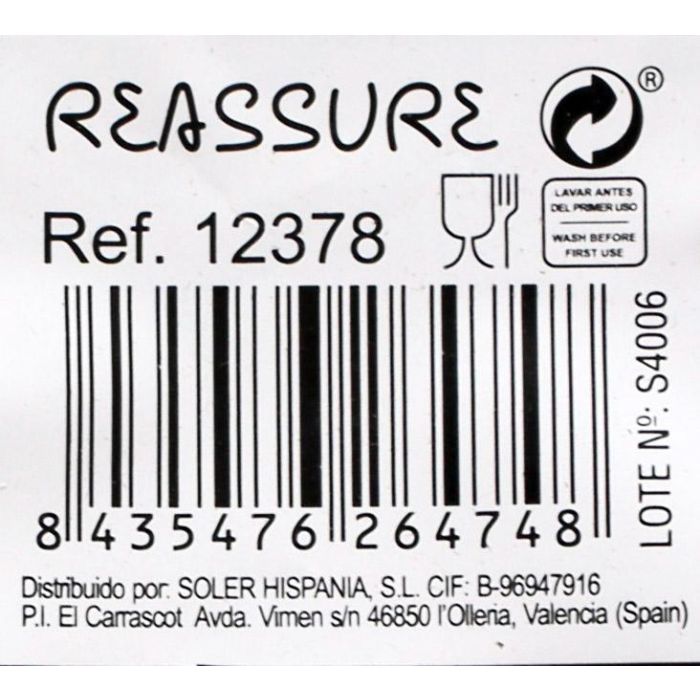 Mug Recta 380 cc Reassure - Inde (24 Unidades) 8 Mug Recta 380 cc Reassure - Inde (24 Unidades) 8