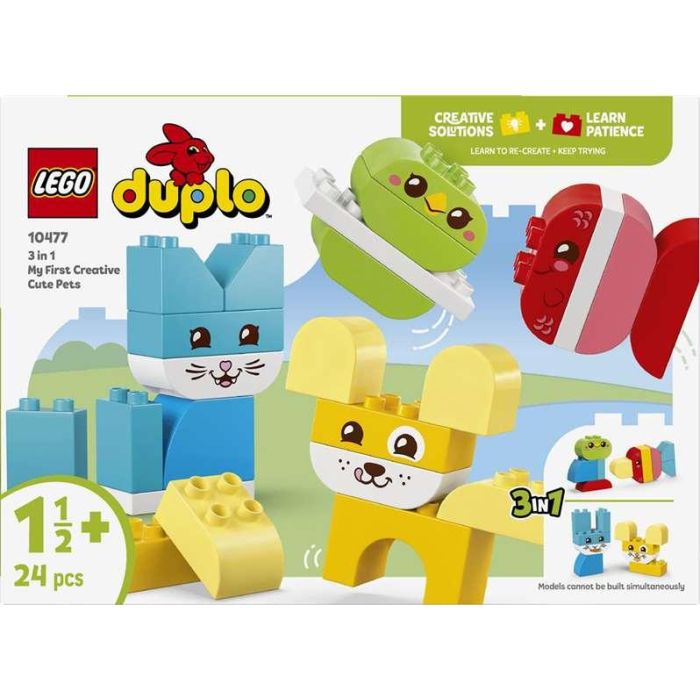 Juego de construccion simpáticas mascotas creativas 3 en 1 lego duplo 1