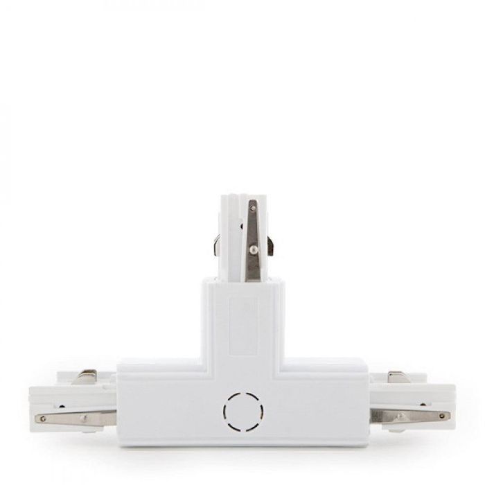 Conector T Carril Trifásico Blanco 1 Conector T Carril Trifásico Blanco 1