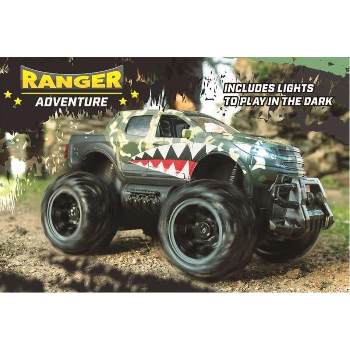 Coche radio control ranger monster truck 2 canales escala 1:14, carroceria abs 30x19x16 cm 9