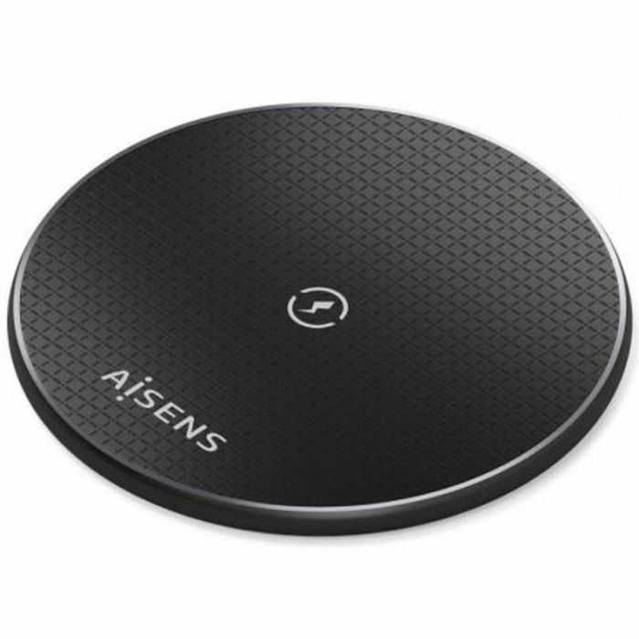 Cargador Inalámbrico Aisens ASCH-15W1WC058-BK Negro 15 W 50 W 9 Cargador Inalámbrico Aisens ASCH-15W1WC058-BK Negro 15 W 50 W 9