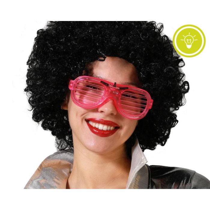 Gafas Rejilla con Luz Rosa para Mujer Adulto - Ideal para Carnaval y Fiestas Temáticas 0 Gafas Rejilla con Luz Rosa para Mujer Adulto - Ideal para Carnaval y Fiestas Temáticas 0