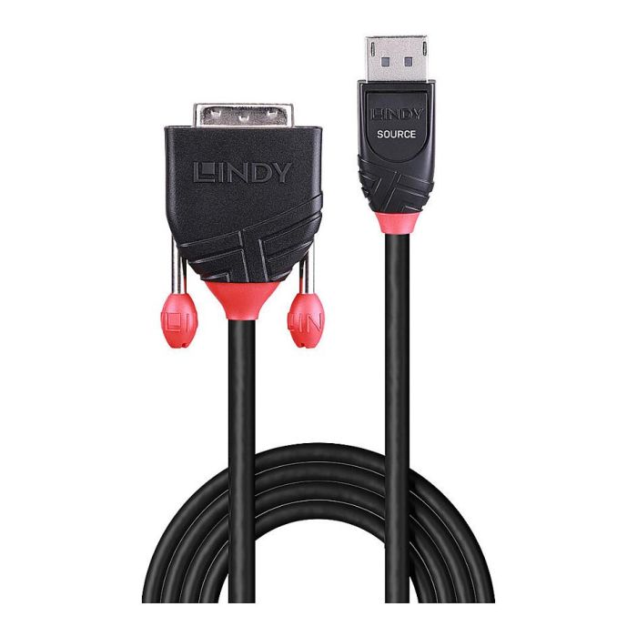 LINDY 41491 Cable DisplayPort a DVI-D Macho/Hembra, 2m 1