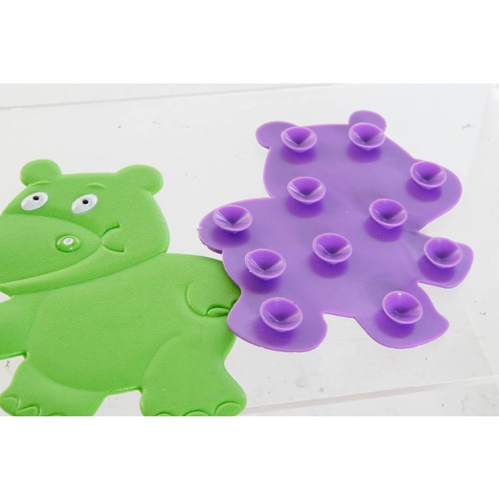 DKD Home Decor Antideslizantes Kids Hipopótamo PVC Colores Surtidos (Lila, Verde) Set de 6 piezas (2 Unidades) 10 x 1 x 13 cm 0,20kg 1 DKD Home Decor Antideslizantes Kids Hipopótamo PVC Colores Surtidos (Lila, Verde) Set de 6 piezas (2 Unidades) 10 x 1 x 13 cm 0,20kg 1