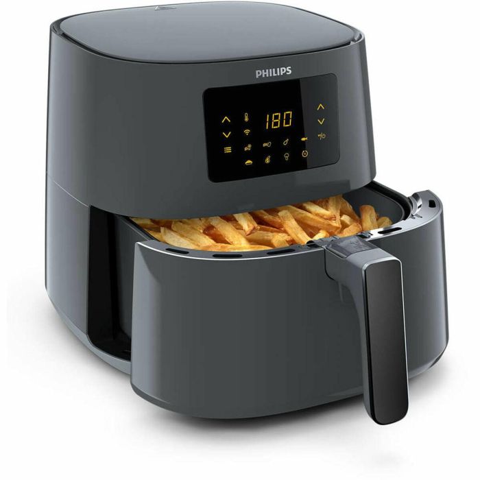 Philips HD9280/60 Airfryer Essential XL Digital, freidora de aire sin aceite, 1.2 kg, aire rápido, 7 preajustes, gris 1 Philips HD9280/60 Airfryer Essential XL Digital, freidora de aire sin aceite, 1.2 kg, aire rápido, 7 preajustes, gris 1