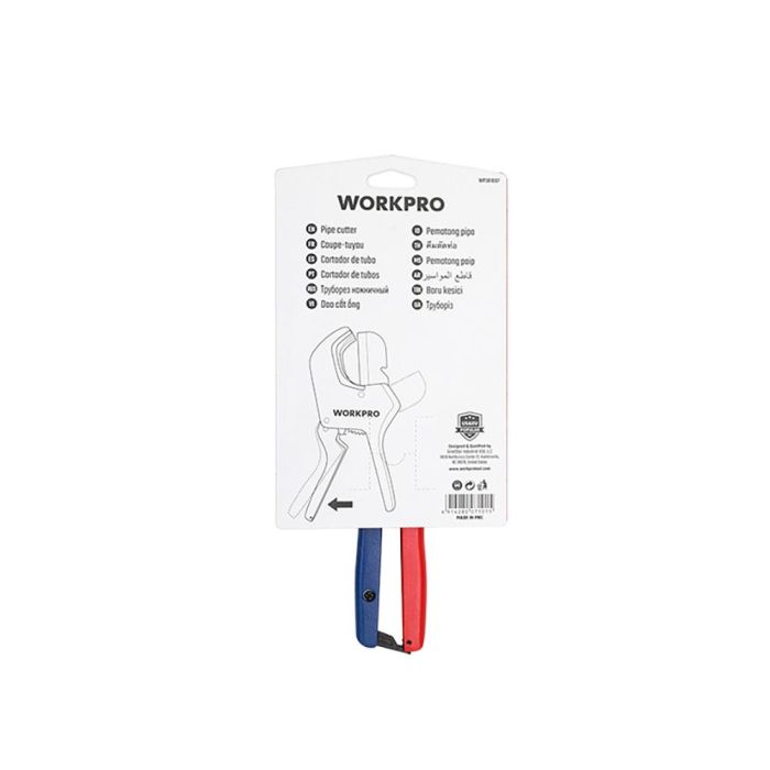 Workpro Tijera Cortatubos de Liberación Rápida con Trinquete, Capacidad 60.5 mm 2 Workpro Tijera Cortatubos de Liberación Rápida con Trinquete, Capacidad 60.5 mm 2