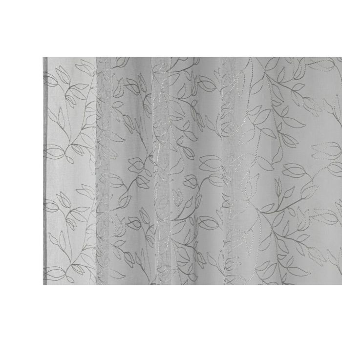 Cortina Urban DKD Home Decor Gris Claro 260 x 140 cm 2