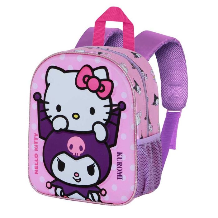 Sanrio Hello Kitty Mochila Preescolar 3D Elite Playful con Relieve Frontal, Bolsillo Lateral Malla y Correas Acolchadas Rosa 7L Sanrio Hello Kitty Mochila Preescolar 3D Elite Playful con Relieve Frontal, Bolsillo Lateral Malla y Correas Acolchadas Rosa 7L