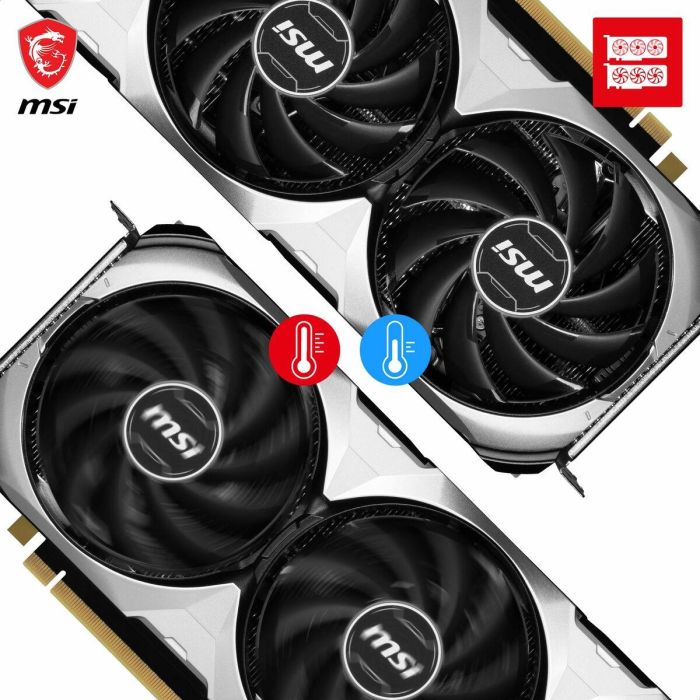 Tarjeta Gráfica MSI VGAMISNVDM216 GEFORCE RTX 4070 RTX 4070 SUPER 12 GB GDDR6 GDDR6X 6