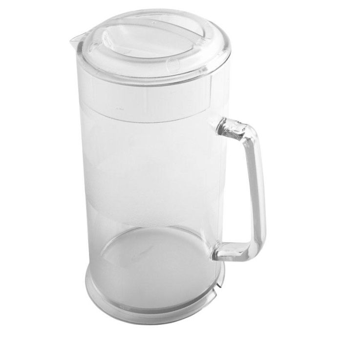 CAMBRO - PC64CW-135 - Jarra Camwear con tapa 1,9 L - 18,5 x 18,5 x 24,8 cm - Policarbonato Transparente