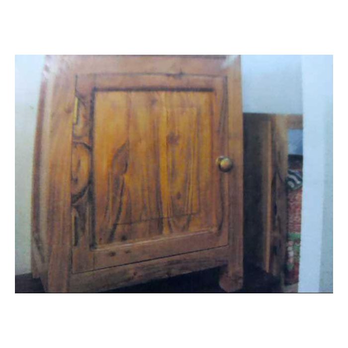 DKD Home Decor Telefonera Colonial Madera Maciza Acacia Natural 30 x 86 x 30 cm 1