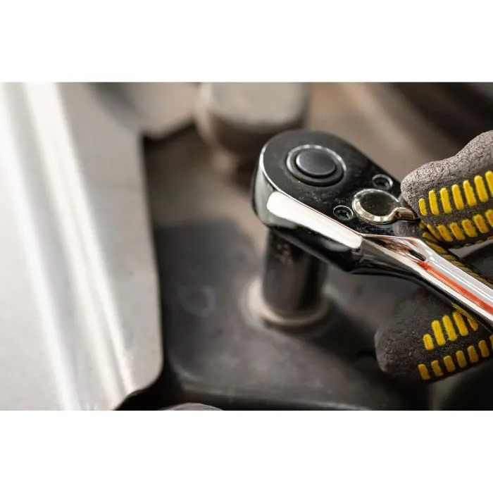 Stanley Trinquete 72 Dientes 1/4 con 10 Enchufes - Set de 11 Piezas 3 Stanley Trinquete 72 Dientes 1/4 con 10 Enchufes - Set de 11 Piezas 3