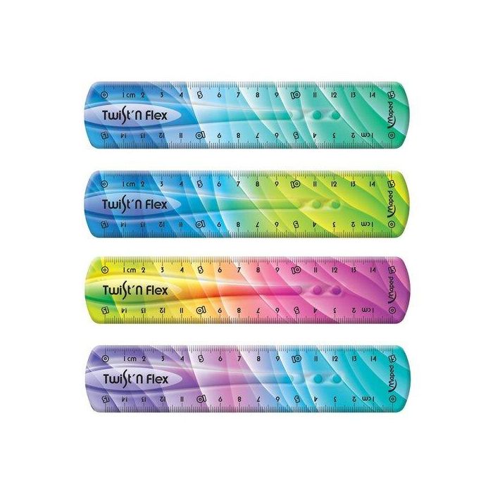 Maped Regla Decorada Irrompible 15 cm Colores Surtidos