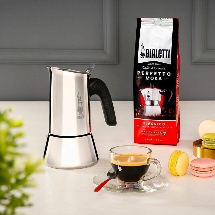 Cafetera Italiana Bialetti NEW VENUS Plateado Metal Acero Inoxidable 12 Cafetera Italiana Bialetti NEW VENUS Plateado Metal Acero Inoxidable 12