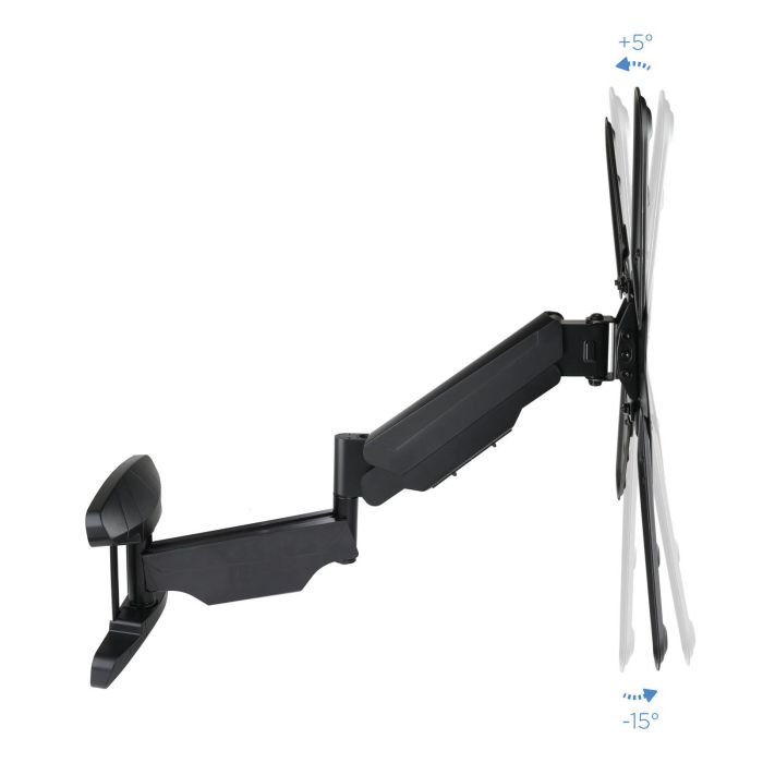 TooQ LP2355TN-B Soporte de Pared Articulado para TV 23-55" hasta 30kg VESA 75x75-400x400 con Pistón Gas y Cableado Negro 5