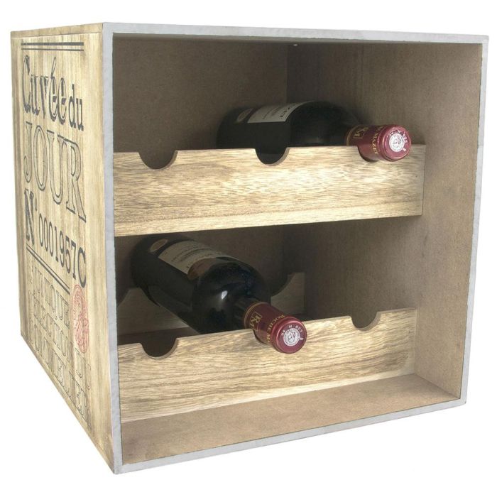 Botellero Madera 6 Botellas Cook Concept