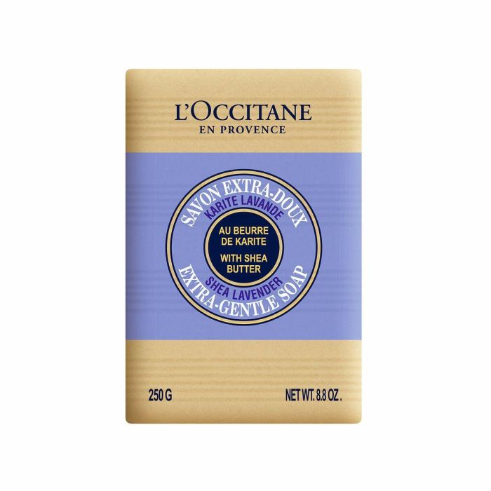 L'Occitane En Provence Jabón Corporal Karité Lavanda Extra-Suave Perfumado 250g - Nutre y Suaviza Todo Tipo de Pieles